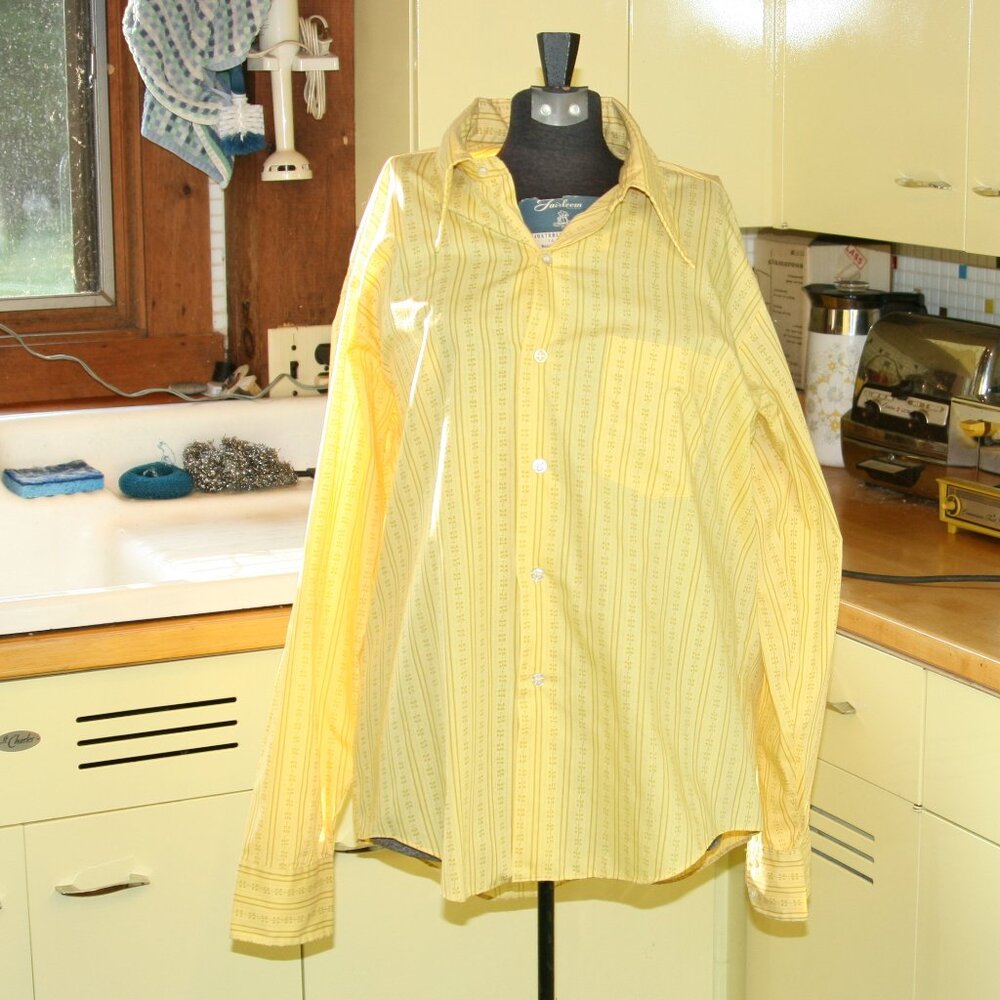 Vintage Matt Andrews Men's Dress Button Up Shirt